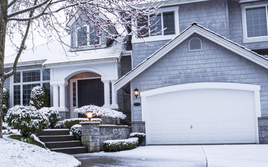 house in winter with snow